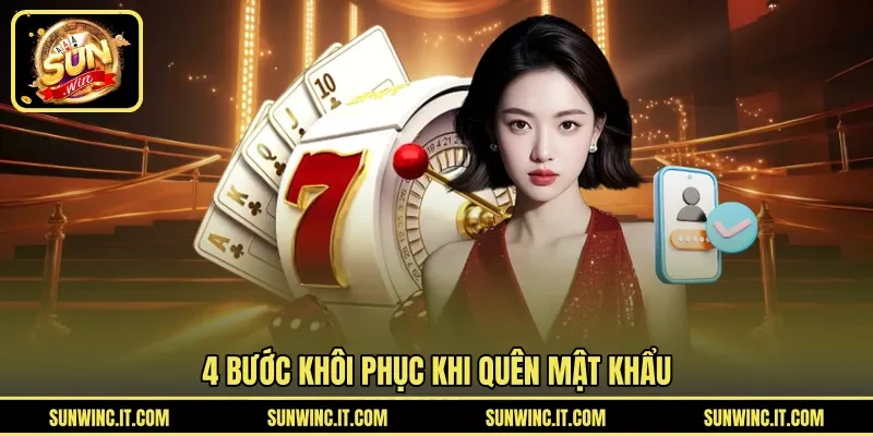 4 bước khôi phục khi quên mật khẩu