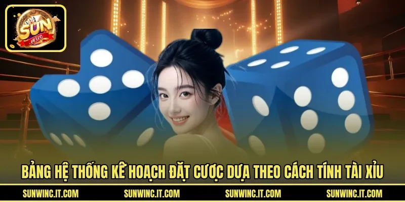 Bảng hệ thống kế hoạch đặt cược dựa theo cách tính tài xỉu