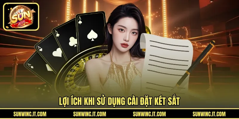 Lợi ích khi sử dụng cài đặt két sắt